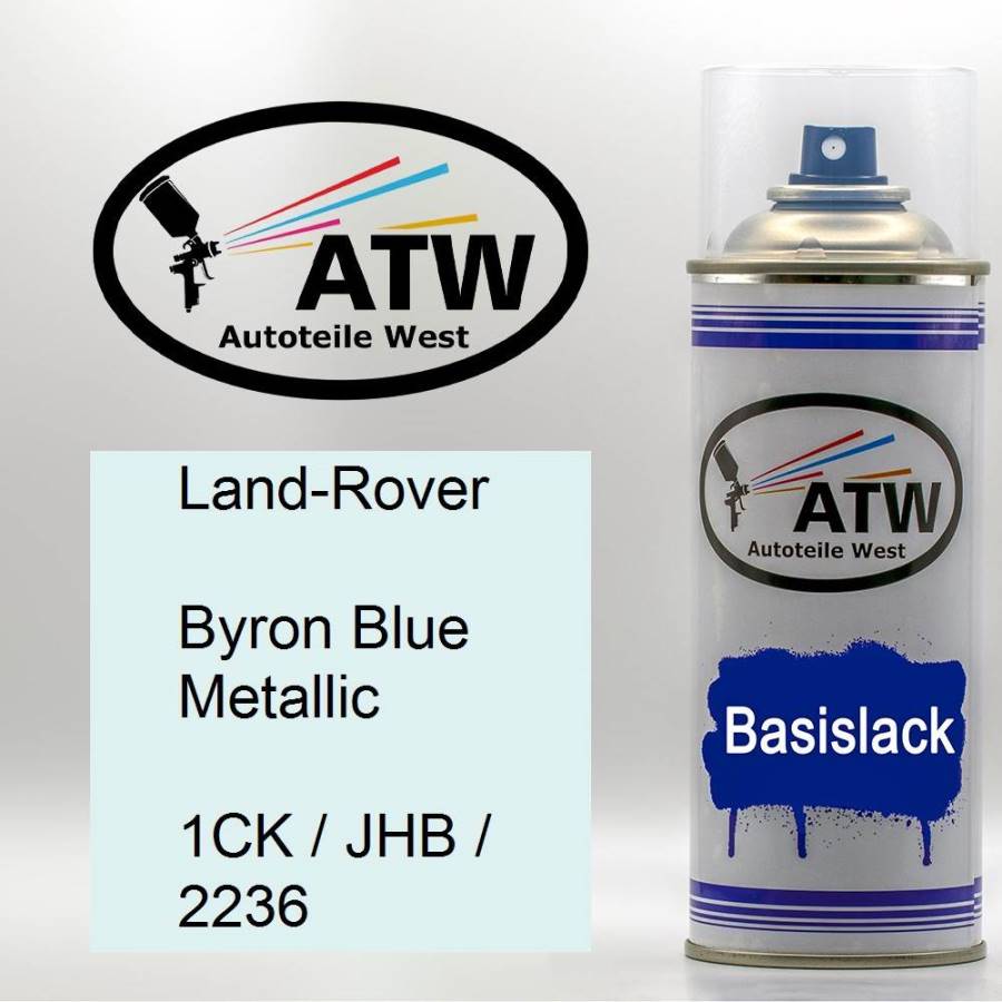 Land-Rover, Byron Blue Metallic, 1CK / JHB / 2236: 400ml Sprühdose, von ATW Autoteile West.